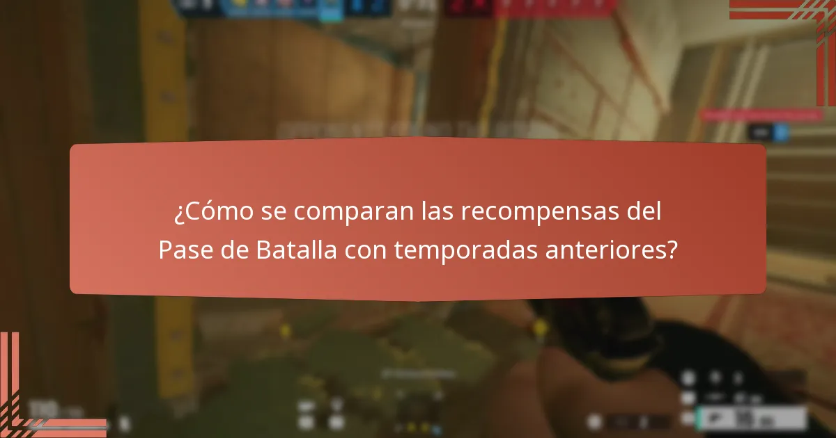 ¿Cómo se comparan las recompensas del Pase de Batalla con temporadas anteriores?