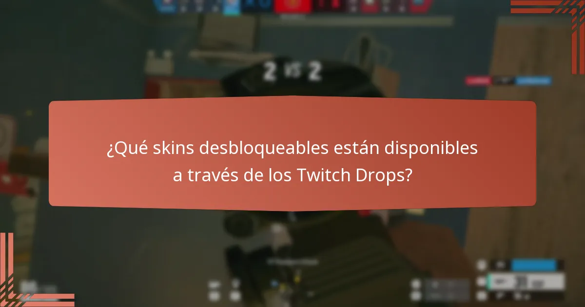 ¿Cuáles son las recompensas específicas de eventos para los Twitch Drops?